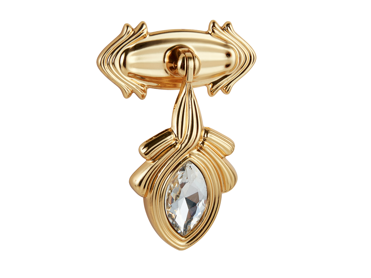 Мебельная ручка-капля со стразами TL 19.10026-TL 19.10030